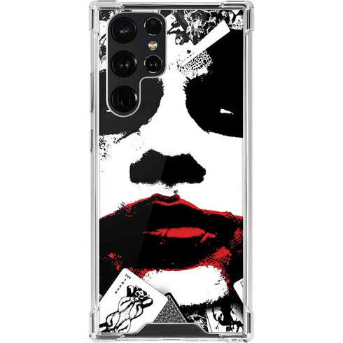 DC Comics The Joker Dark Knight Poster Art Galaxy S22 Ultra Clear Case
