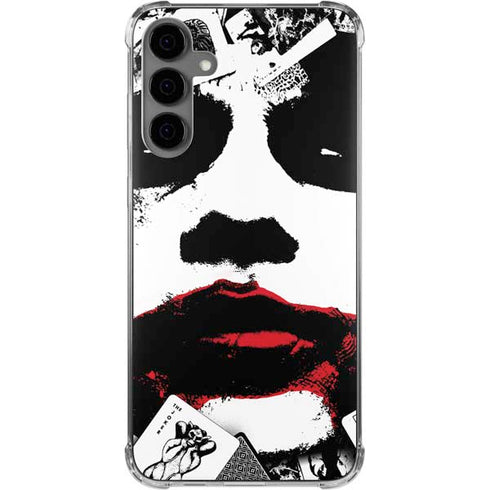 DC Comics The Joker Dark Knight Poster Art Galaxy S24 Plus Clear Case