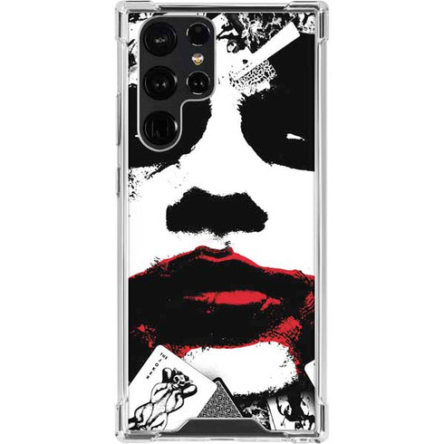 DC Comics The Joker Dark Knight Poster Art Galaxy S24 Ultra Clear Case