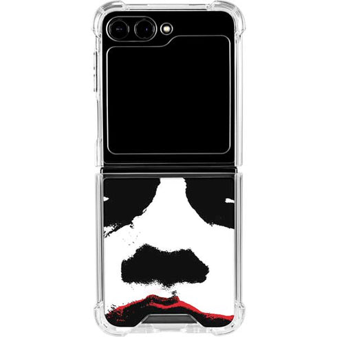 DC Comics The Joker Dark Knight Poster Art Galaxy Z Flip5 5G Clear Case