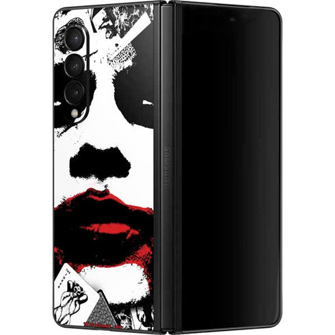 DC Comics The Joker Dark Knight Poster Art Galaxy Z Fold3 5G Skin