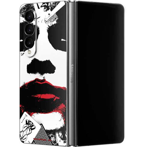 DC Comics The Joker Dark Knight Poster Art Galaxy Z Fold4 5G Skin