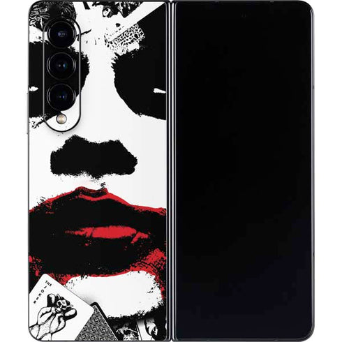 DC Comics The Joker Dark Knight Poster Art Galaxy Z Fold4 5G Skin