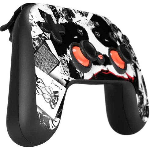 DC Comics The Joker Dark Knight Poster Art Google Stadia Controller Skin