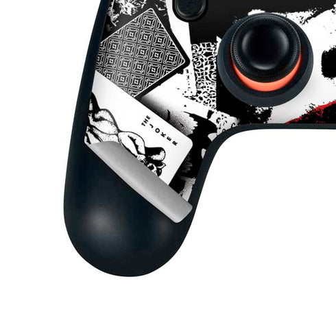 DC Comics The Joker Dark Knight Poster Art Google Stadia Controller Skin