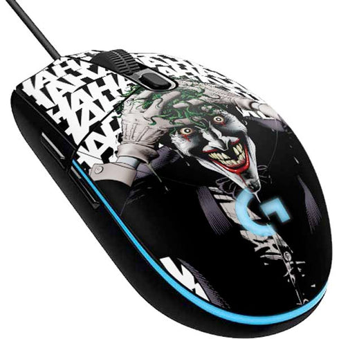 DC Comics The Joker Killing Joke Variant Cover Art by Brian Bolland G203 Prodigy RGB Wired Gaming Mouse Skin