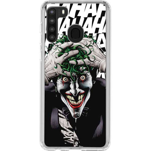 DC Comics The Joker Killing Joke Variant Cover Art by Brian Bolland Galaxy A21 Clear Case