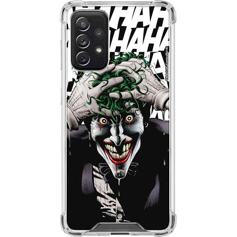 DC Comics The Joker Killing Joke Variant Cover Art by Brian Bolland Galaxy A72 5G Clear Case