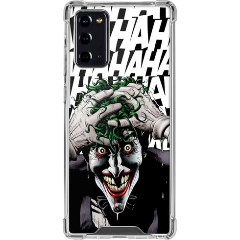 DC Comics The Joker Killing Joke Variant Cover Art by Brian Bolland Galaxy Note20 5G Clear Case