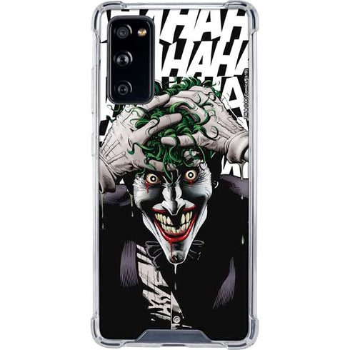 DC Comics The Joker Killing Joke Variant Cover Art by Brian Bolland Galaxy S20 FE Clear Case