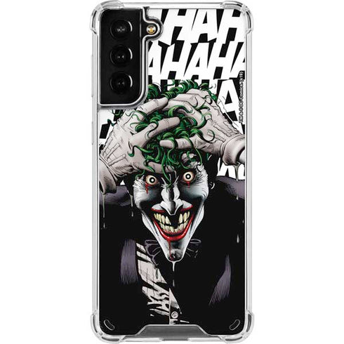 DC Comics The Joker Killing Joke Variant Cover Art by Brian Bolland Galaxy S21 Plus 5G Clear Case