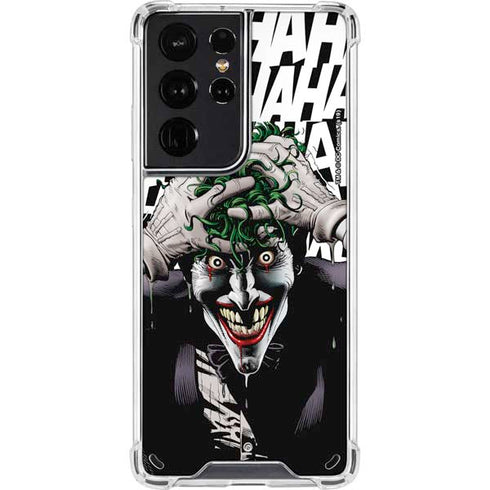 DC Comics The Joker Killing Joke Variant Cover Art by Brian Bolland Galaxy S21 Ultra 5G Clear Case