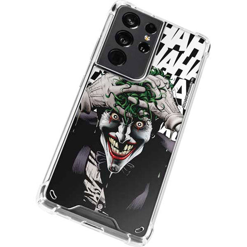 DC Comics The Joker Killing Joke Variant Cover Art by Brian Bolland Galaxy S21 Ultra 5G Clear Case