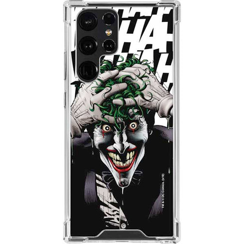 DC Comics The Joker Killing Joke Variant Cover Art by Brian Bolland Galaxy S24 Ultra Clear Case