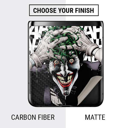 DC Comics The Joker Killing Joke Variant Cover Art by Brian Bolland Galaxy Z Flip Skin