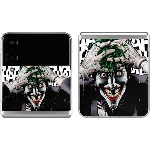 DC Comics The Joker Killing Joke Variant Cover Art by Brian Bolland Galaxy Z Flip4 5G Skin