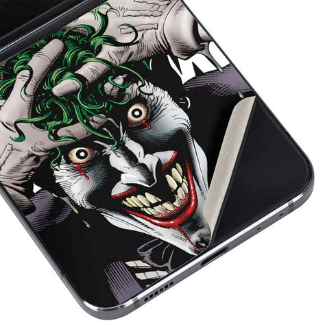 DC Comics The Joker Killing Joke Variant Cover Art by Brian Bolland Galaxy Z Flip5 5G Skin