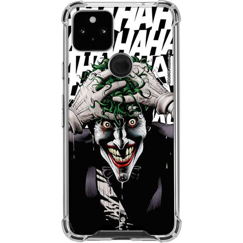 DC Comics The Joker Killing Joke Variant Cover Art by Brian Bolland Google Pixel 5a 5G Clear Case