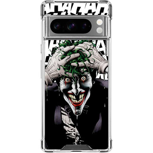 DC Comics The Joker Killing Joke Variant Cover Art by Brian Bolland Google Pixel 8 Pro Clear Case
