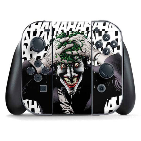 DC Comics The Joker Killing Joke Variant Cover Art by Brian Bolland Nintendo Switch (2017-2021) Joy-Con Controller Skin