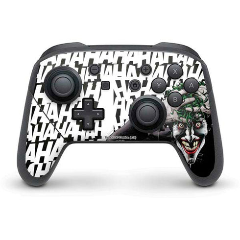 DC Comics The Joker Killing Joke Variant Cover Art by Brian Bolland Nintendo Switch Pro Controller Skin