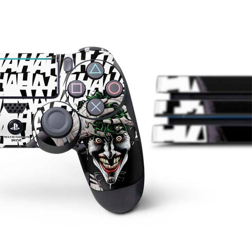 DC Comics The Joker Killing Joke Variant Cover Art by Brian Bolland PS4 Pro Bundle Skin