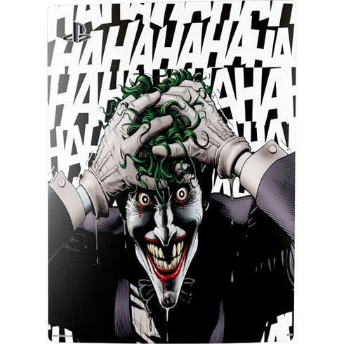 DC Comics The Joker Killing Joke Variant Cover Art by Brian Bolland PS5 Console Skin