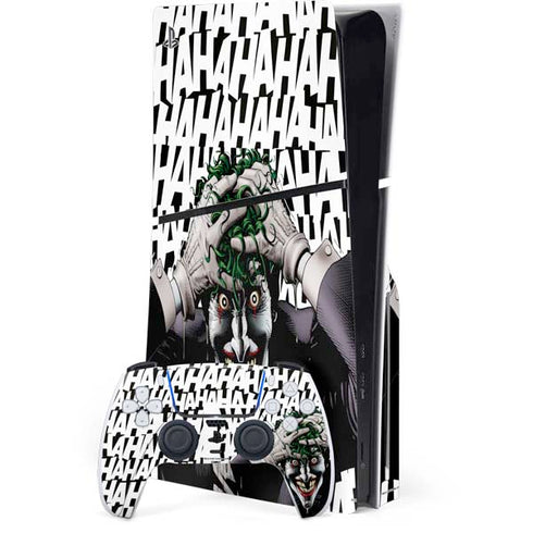 DC Comics The Joker Killing Joke Variant Cover Art by Brian Bolland PS5 Slim Disk Bundle Skin