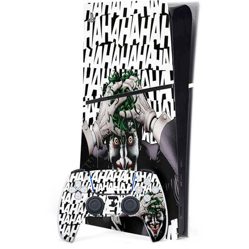 DC Comics The Joker Killing Joke Variant Cover Art by Brian Bolland PS5 Slim Digital Edition Console Skin