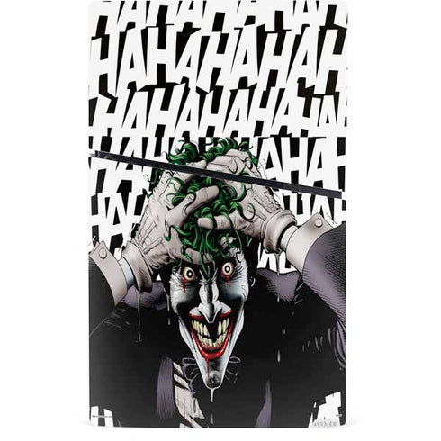 DC Comics The Joker Killing Joke Variant Cover Art by Brian Bolland PS5 Slim Digital Edition Console Skin