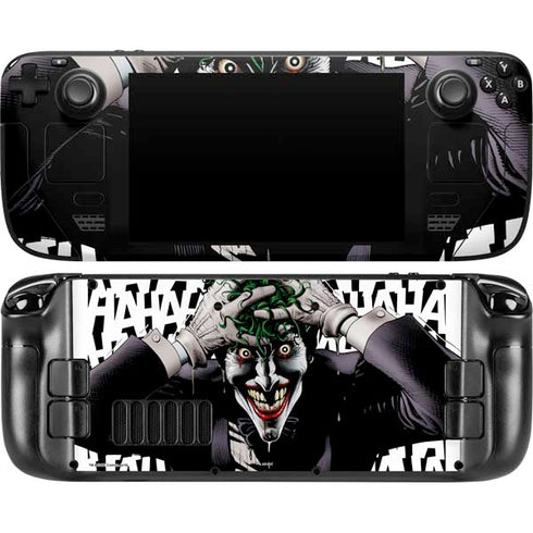 DC Comics The Joker Killing Joke Variant Cover Art by Brian Bolland Steam Deck Handheld Gaming Computer Skin