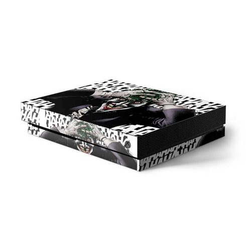 DC Comics The Joker Killing Joke Variant Cover Art by Brian Bolland Xbox One X Console Skin