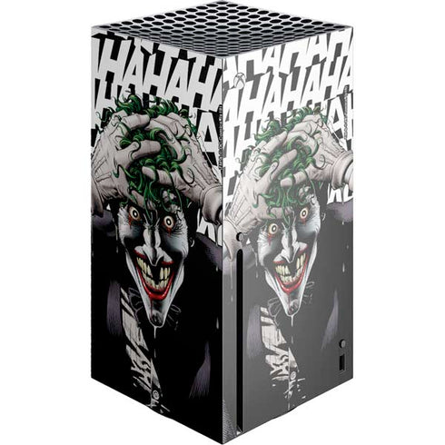 DC Comics The Joker Killing Joke Variant Cover Art by Brian Bolland Xbox Series X Console Skin