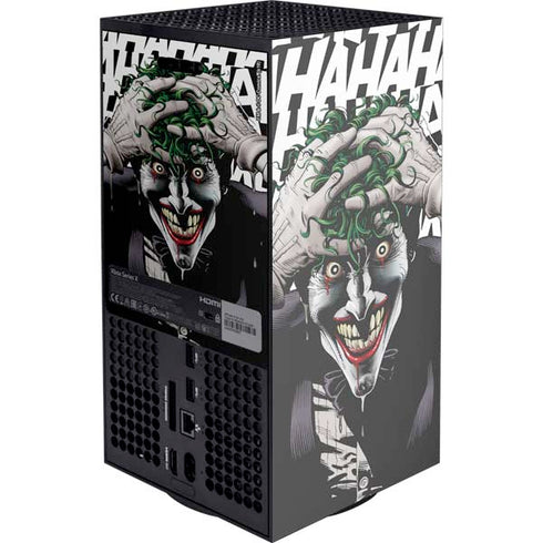 DC Comics The Joker Killing Joke Variant Cover Art by Brian Bolland Xbox Series X Console Skin