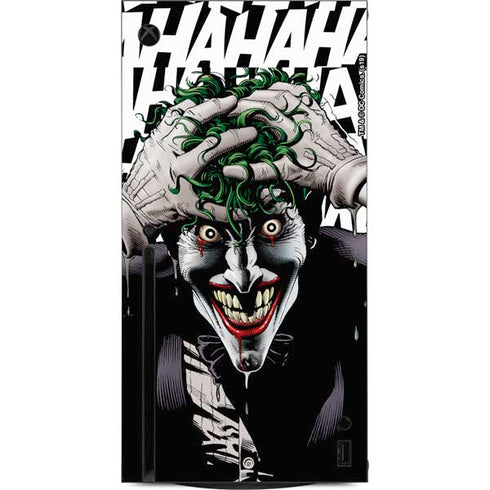 DC Comics The Joker Killing Joke Variant Cover Art by Brian Bolland Xbox Series X Console Skin