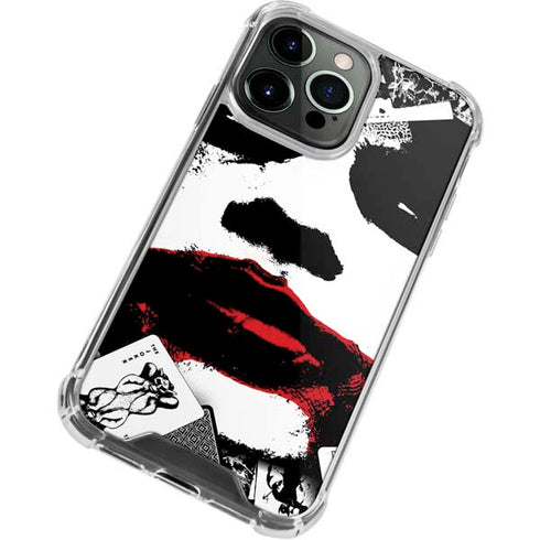 DC Comics The Joker Dark Knight Poster Art iPhone 15 Pro Clear Case