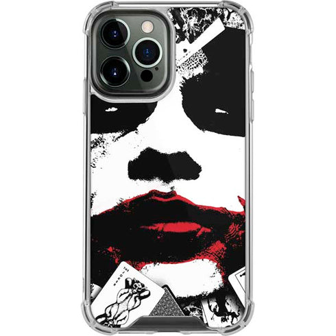 DC Comics The Joker Dark Knight Poster Art iPhone 14 Pro Max Clear Case