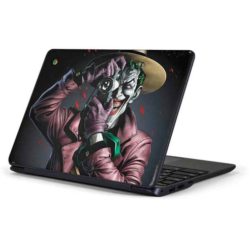 DC Comics The Joker Killing Joke Cover Art by Brian Bolland Samsung Chromebook Skin
