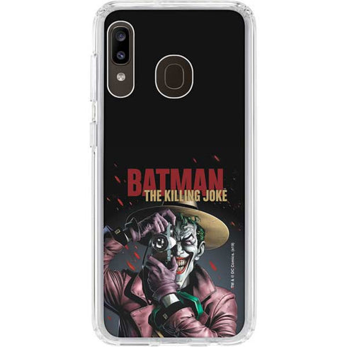 DC Comics The Joker Killing Joke Cover Art by Brian Bolland Galaxy A20 Clear Case