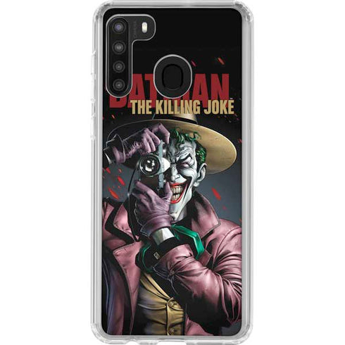 DC Comics The Joker Killing Joke Cover Art by Brian Bolland Galaxy A21 Clear Case