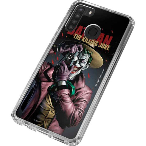DC Comics The Joker Killing Joke Cover Art by Brian Bolland Galaxy A21 Clear Case