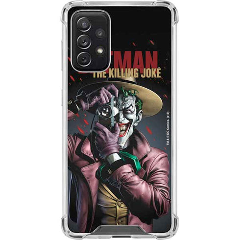 DC Comics The Joker Killing Joke Cover Art by Brian Bolland Galaxy A72 5G Clear Case