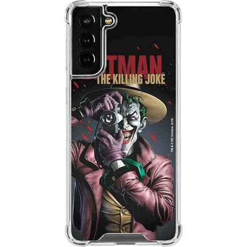 DC Comics The Joker Killing Joke Cover Art by Brian Bolland Galaxy S21 FE Clear Case