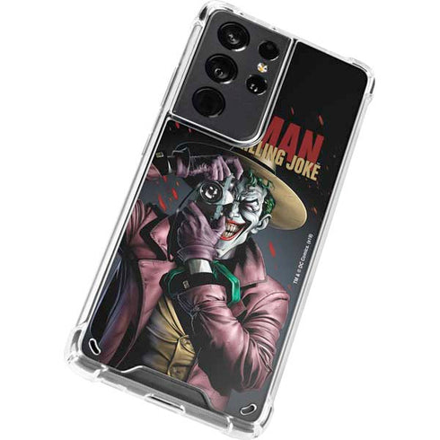 DC Comics The Joker Killing Joke Cover Art by Brian Bolland Galaxy S21 Ultra 5G Clear Case