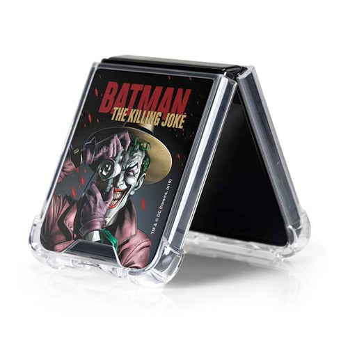 DC Comics The Joker Killing Joke Cover Art by Brian Bolland Galaxy Z Flip5 5G Clear Case