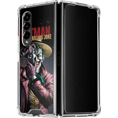 DC Comics The Joker Killing Joke Cover Art by Brian Bolland Galaxy Z Fold4 5G Clear Case