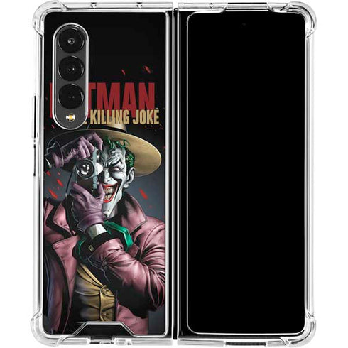 DC Comics The Joker Killing Joke Cover Art by Brian Bolland Galaxy Z Fold4 5G Clear Case