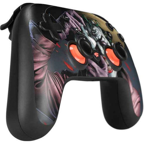 DC Comics The Joker Killing Joke Cover Art by Brian Bolland Google Stadia Controller Skin