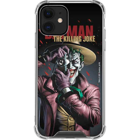 DC Comics The Joker Killing Joke Cover Art by Brian Bolland iPhone 12 Clear Case