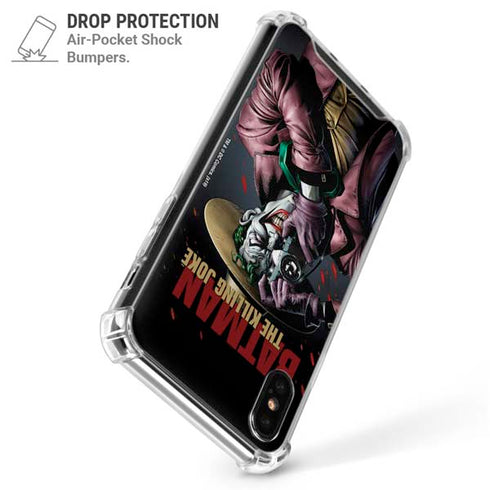 DC Comics The Joker Killing Joke Cover Art by Brian Bolland iPhone XS Max Clear Case